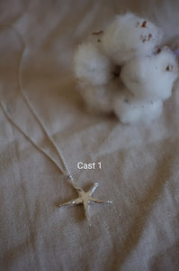 Star Necklace - Recycled Sterling & Fine Silver