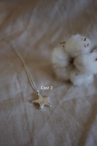 Star Necklace - Recycled Sterling & Fine Silver