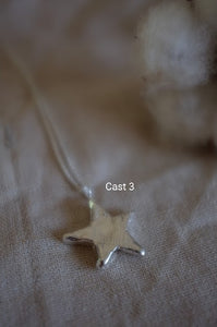 Star Necklace - Recycled Sterling & Fine Silver