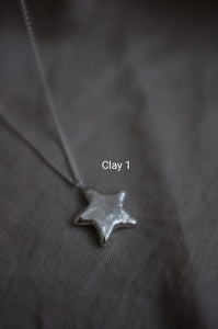 Star Necklace - Recycled Sterling & Fine Silver